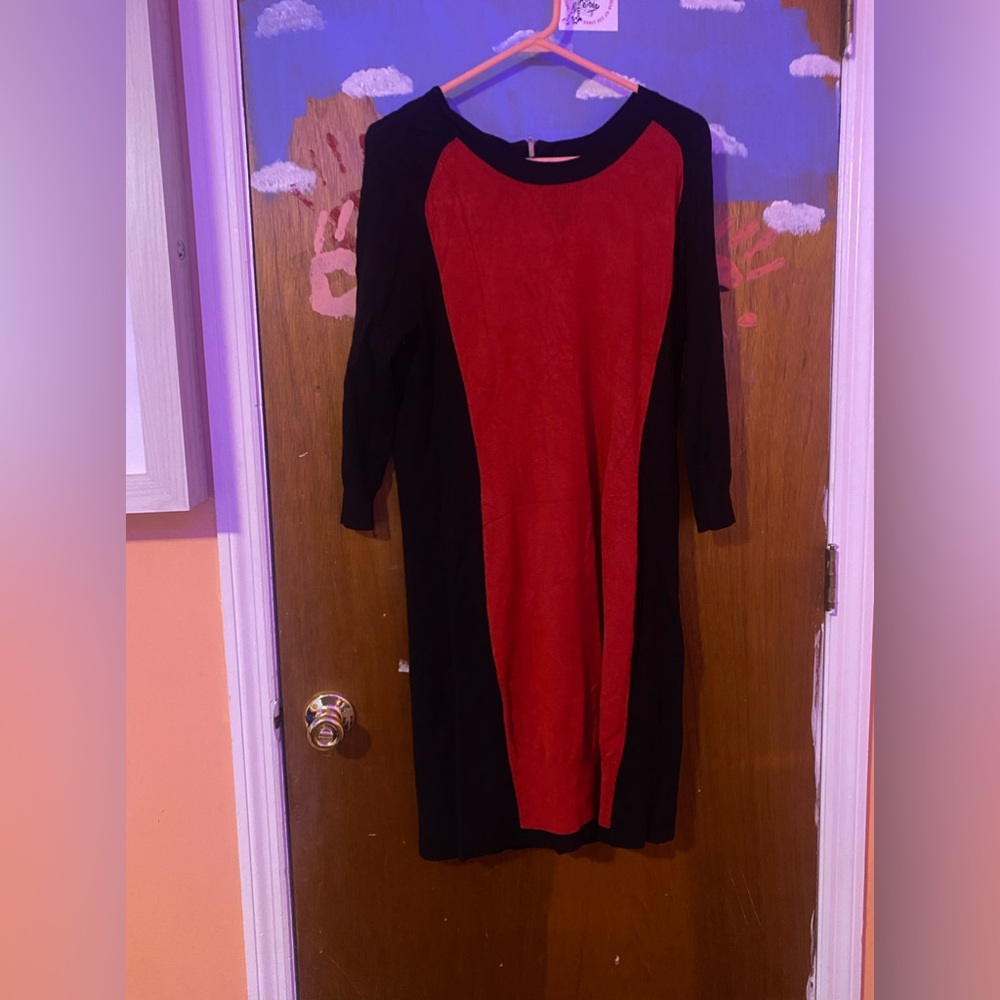 Black & Red Cato Dress